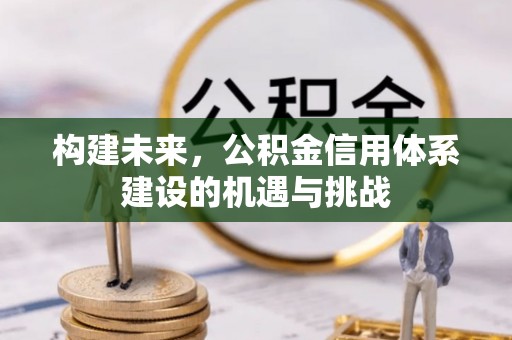 游仙构建未来，公积金信用体系建设的机遇与挑战