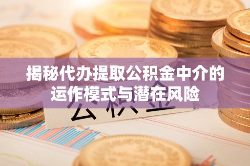 游仙揭秘代办提取公积金中介的运作模式与潜在风险